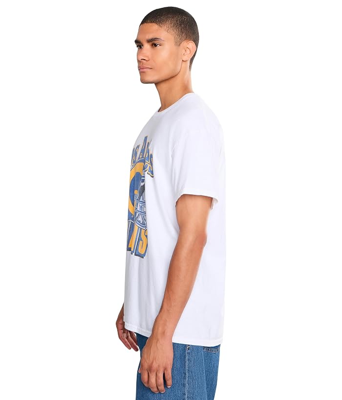 Junk Food Clothing NFL Los Angeles Rams Throwback Helmet Tee - Image 3