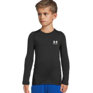 Under Armour Kids HeatGear® Armour Long Sleeve (Big Kid)