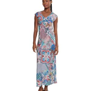 Johnny Was Verty Bias Patchwork Dress