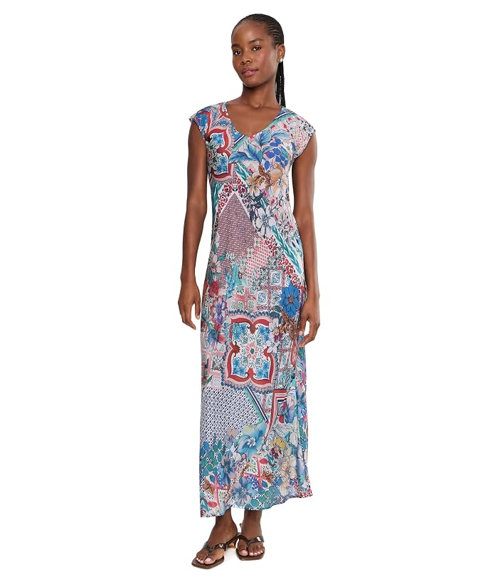 Johnny Was Verty Bias Patchwork Dress