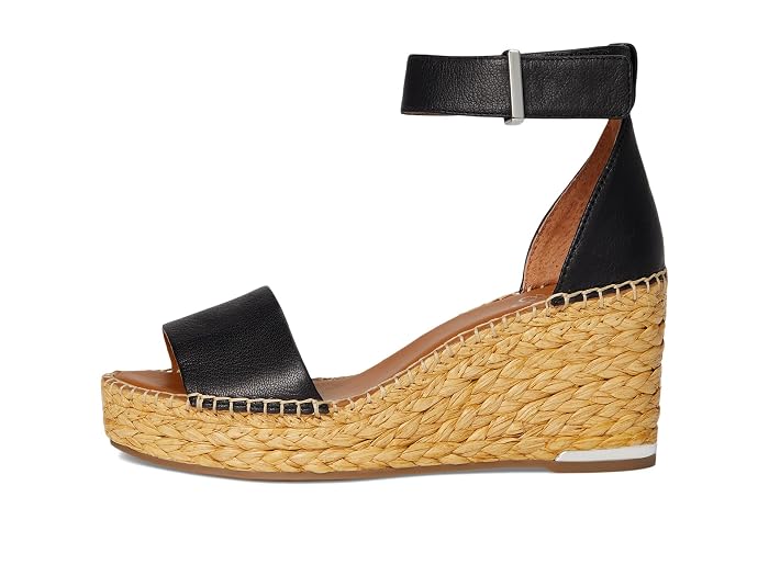 Franco Sarto Clemens Raffia Espadrille Wedge Heel Sandals - Image 4