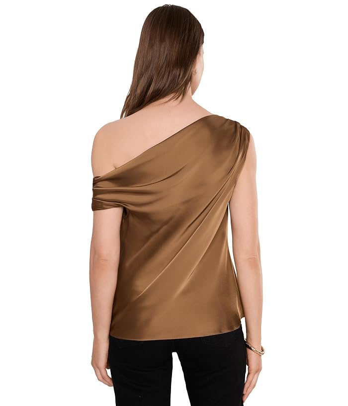 Lauren Ralph Lauren Satin Charmeuse Off-the-Shoulder Blouse - Image 4