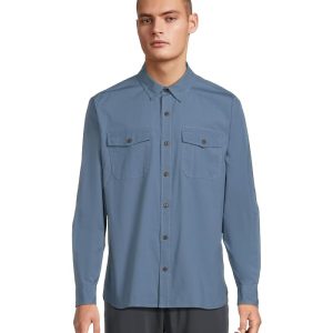 L.L.Bean Riverton Ripstop Shirt Long Sleeve Traditional Fit