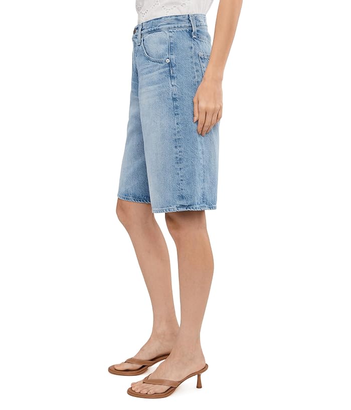 AG Jeans Hattie High-Rise Barrel Shorts in Mondrian - Image 3