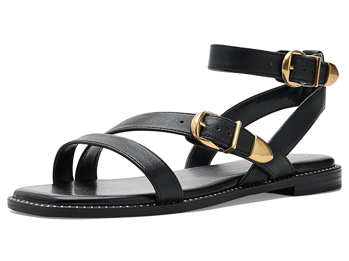 Vince Camuto Neiko Double Buckle Strappy Flat Sandals