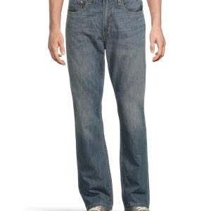 Levi's® Mens 527 Slim Boot Cut Jeans in Medium Chipped