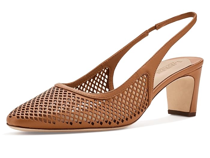 Lauren Ralph Lauren Klaire Perforated Leather Slingback Pumps