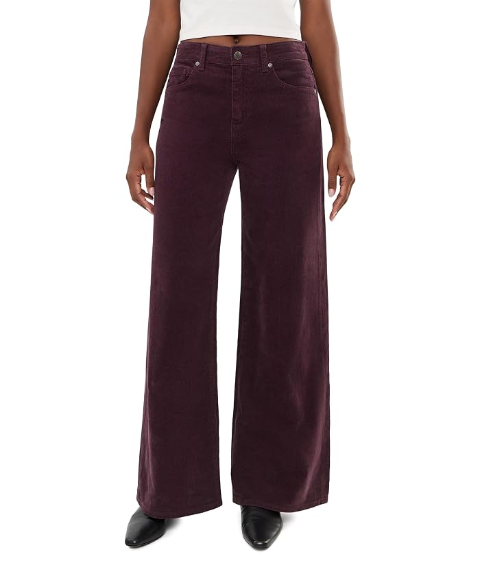 AG Jeans Saige Wide Leg Mid-Rise Fit Corduroy Pants