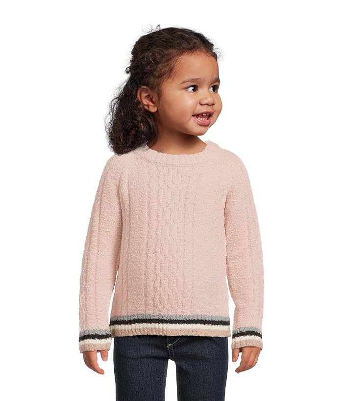 Barefoot Dreams Kids CozyChic® Sporty Rib Cable Pullover(Toddler)