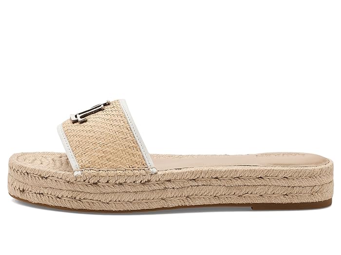 Lauren Ralph Lauren Polly Leather-Trim Raffia Espadrille - Image 2