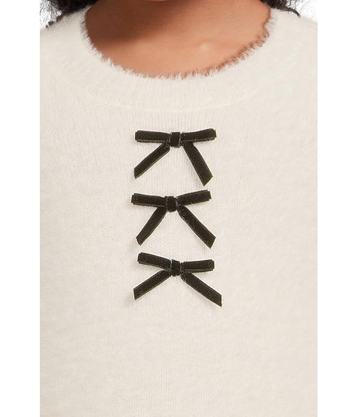 Janie and Jack Fuzzy Mini Bow Sweater (Infant) - Image 3