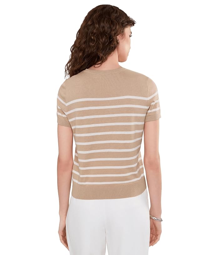 Lauren Ralph Lauren Striped Short Sleeve Sweater - Image 4