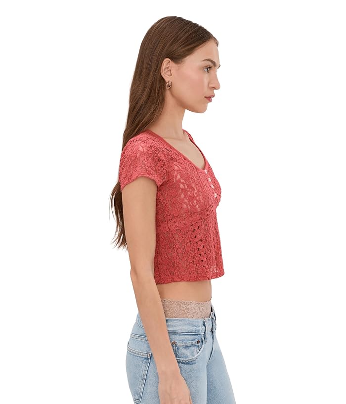 Free People Claro Short Sleeve Tee - Image 3