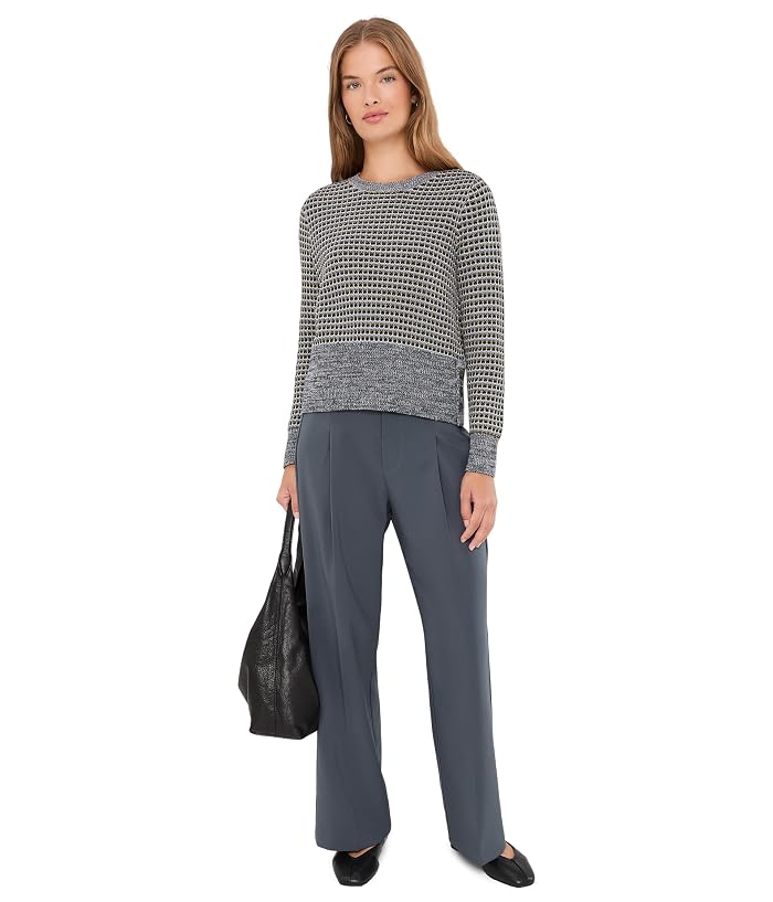 NIC+ZOE Petite Tremont Wide Leg Sleek Stretch Trousers - Image 2