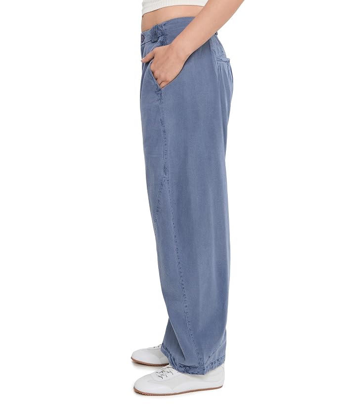 Free People Spotlight Washed Barrel Chino Trousers - Image 3