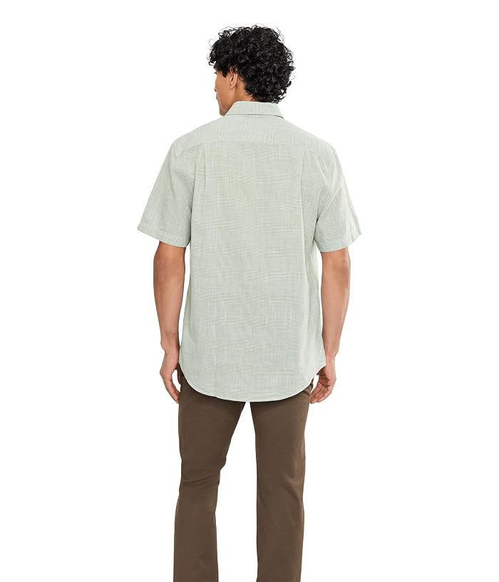 Barbour Fleming Linen Blend Regular Short Sleeve Shirt - Image 4