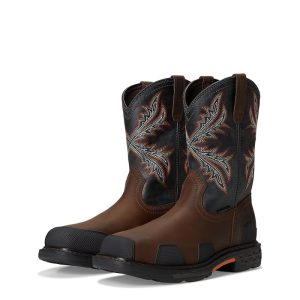 Ariat Work OverDrive Wide Square Toe Composite Toe Work Boots