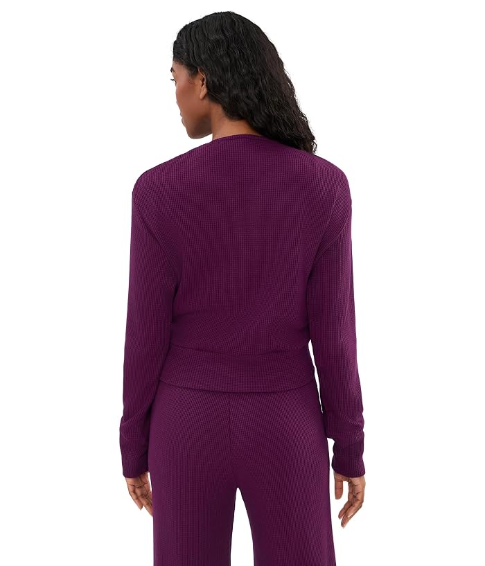 Beyond Yoga Rest Day Waffle Wrap Pullover - Image 4