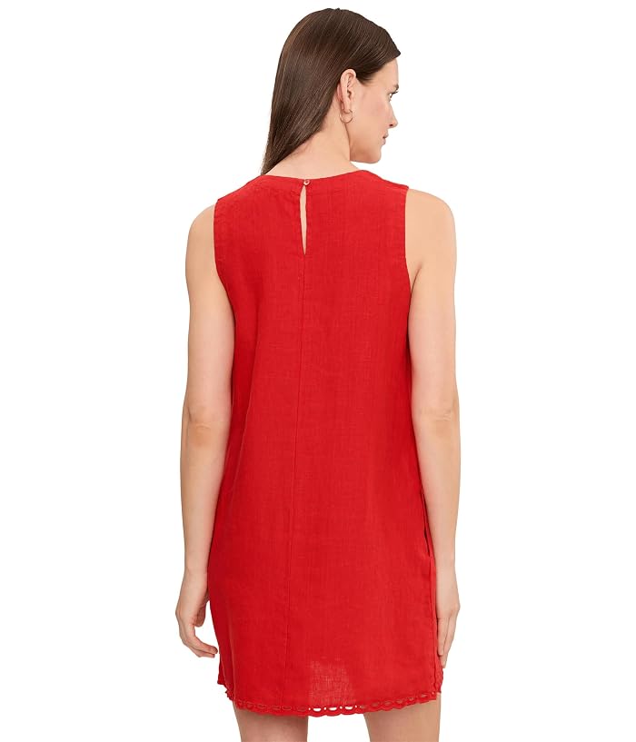 Madewell Embroidered Mini Shift Dress in 100{116e915d41605721f674c39065f7f4adeba5b37e0efda8db1127cd083707cb14} Linen - Image 4