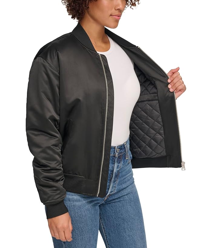 Levi's® Fashion Bomber with Ruching on Sleeves - Image 3