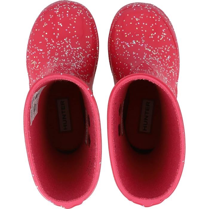 Hunter Kids Original First Classic Giant Glitter Wellington Boots (Toddler/Little Kid) - Image 2