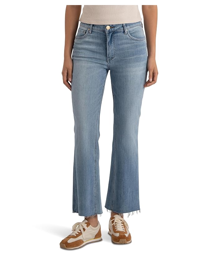 KUT from the Kloth Kelsey High Rise Fab Ab Ankle Flare-Nset Leg