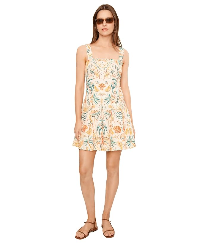 Avec Les Filles Printed Stretch Cotton Mini Dress - Image 2