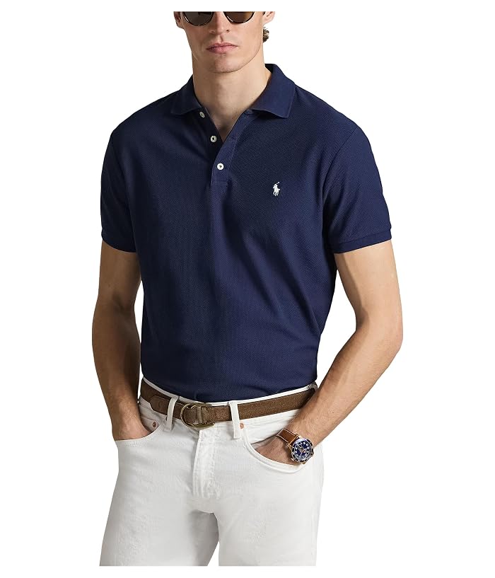 Polo Ralph Lauren Custom Slim Fit Honeycomb-Mesh Polo