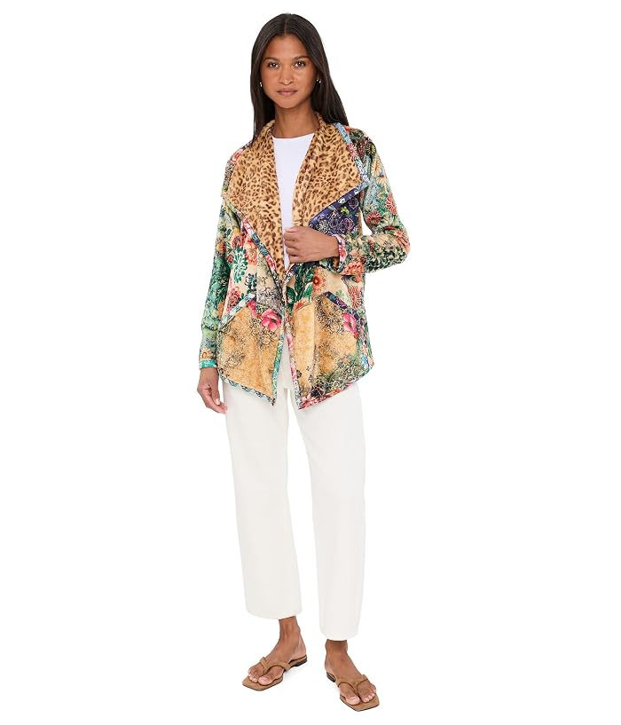 Johnny Was Joan Wrap Binded Sherpa Jacket (Reversible) - Image 2