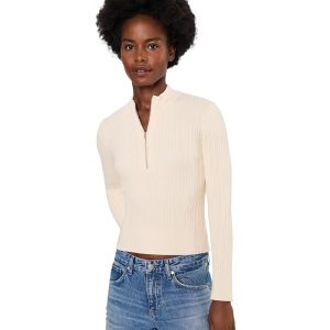 NIC+ZOE 1/2 Zip Ribbed Sweater