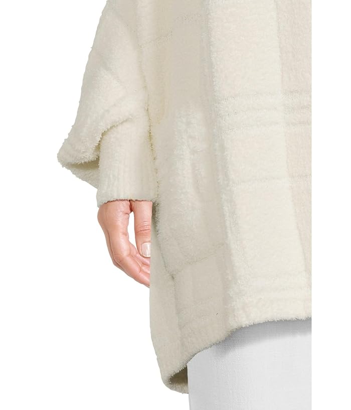 Barefoot Dreams CozyChic® Cotton Tonal Plaid Blanket Wrap - Image 4