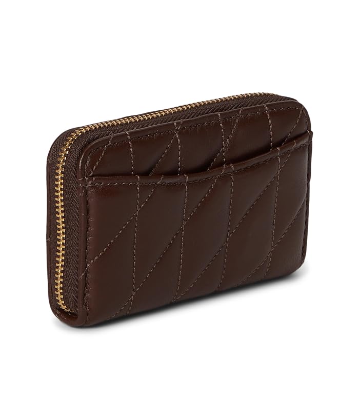COACH Small Zip Around Card Case with Pillow Quilting - Image 2