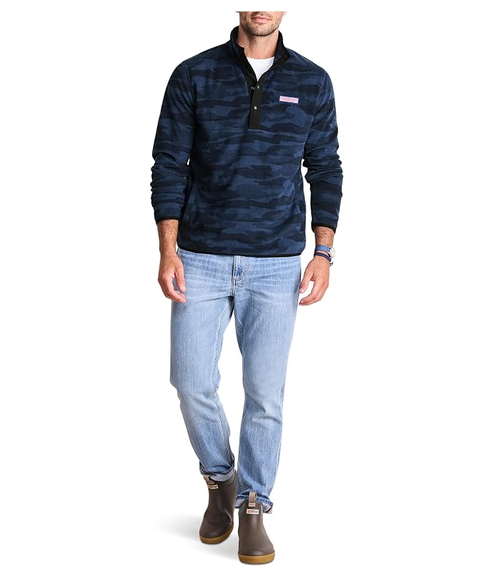 Vineyard Vines Harbor Fleece Quarter-Snap - Image 3