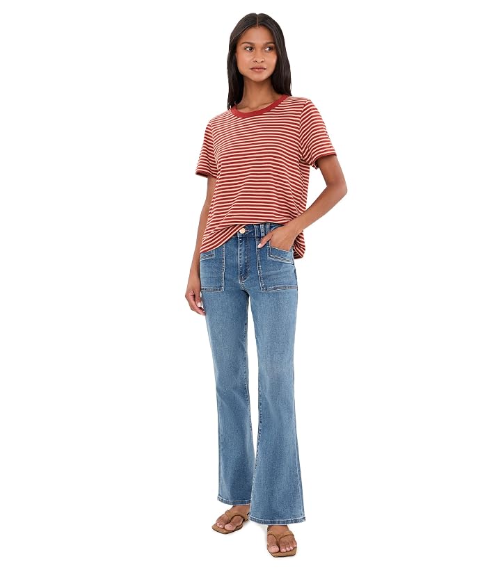 KUT from the Kloth Stella High-Rise Flare Clean Hem - Image 2
