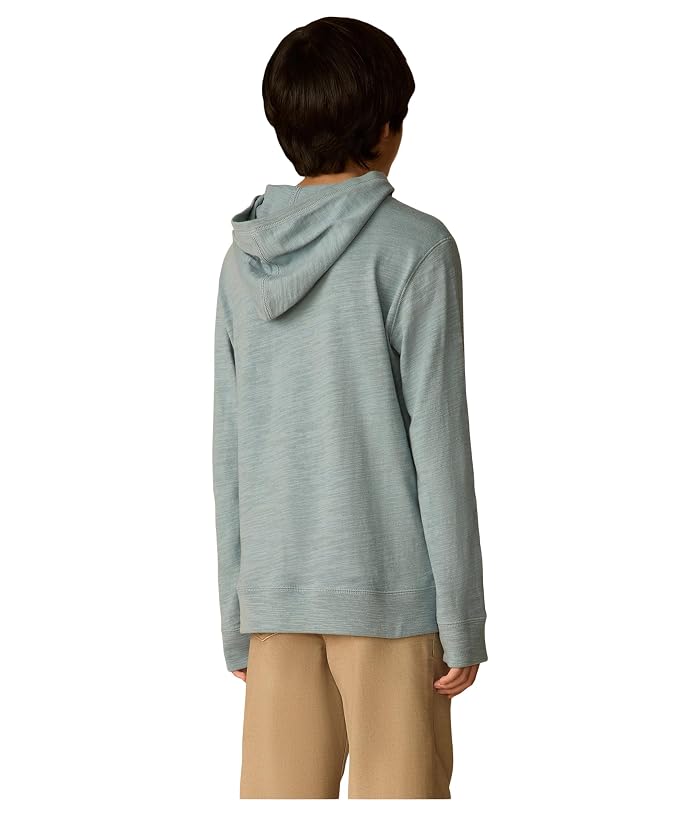 Faherty kids Slub Cotton Hoodie (Big Kid) - Image 4