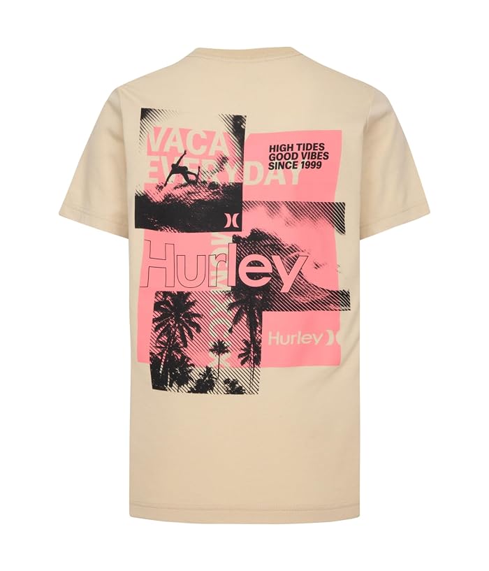 Hurley Kids Blocks Graphic T-Shirt (Little Kid) - Image 2