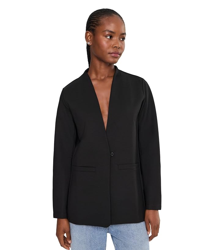 Eileen Fisher Washable Flex Ponte Shaped Blazer