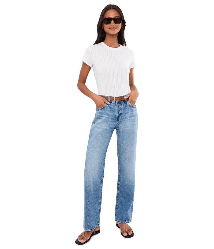 AG Jeans Sydney Mid-Rise Stovepipe in Candid - Image 2