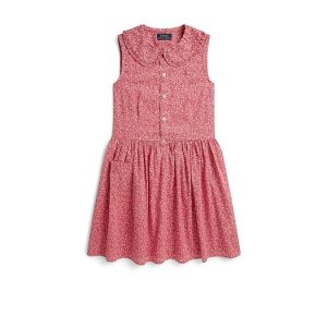 Polo Ralph Lauren Kids Floral Cotton Shirtdress (Big Kid)