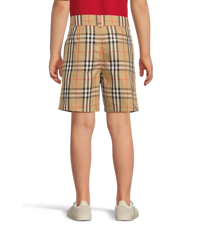 Burberry Kids Oscar Check Shorts (Big Kid) - Image 2