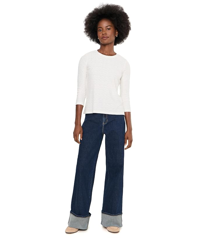 Liverpool Los Angeles Morgan High-Rise Selvedge Cuffed Wide Leg Jeans - Image 2