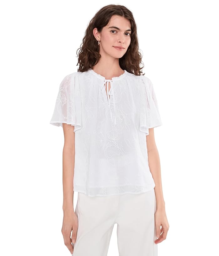 Vince Camuto Tie Neck Princess Sleeve Blouse