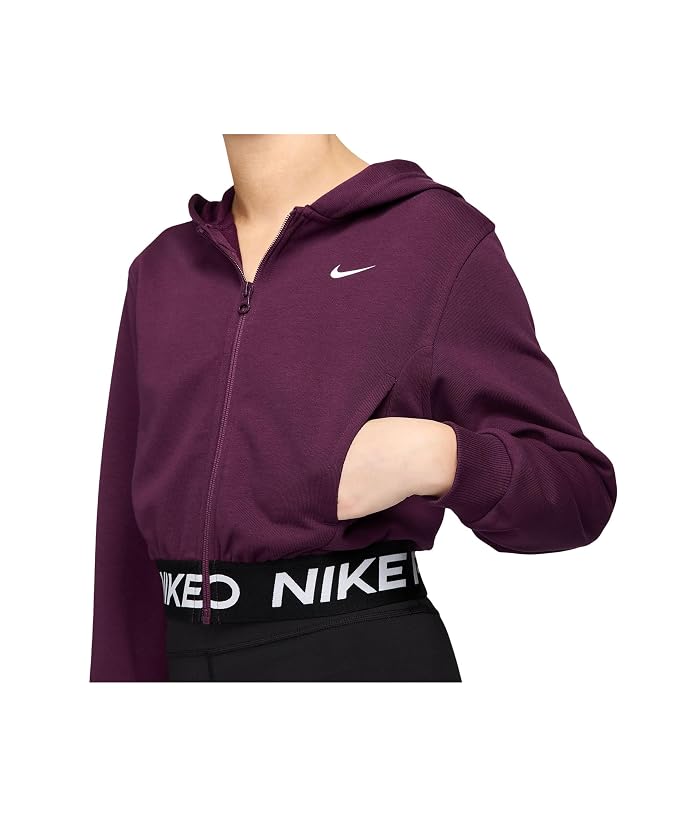 Nike Kids Pro Fleece Dri-FIT™ Full-Zip Hoodie (Little Kid/Big Kid) - Image 3
