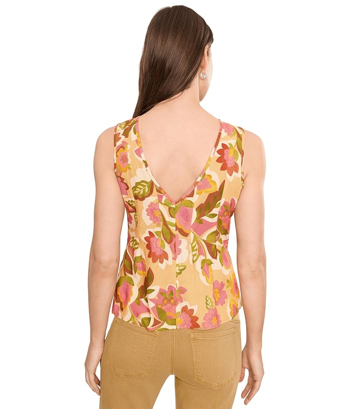 Liverpool Los Angeles Sleeveless V-Neck Woven Top with Pintucks - Image 4