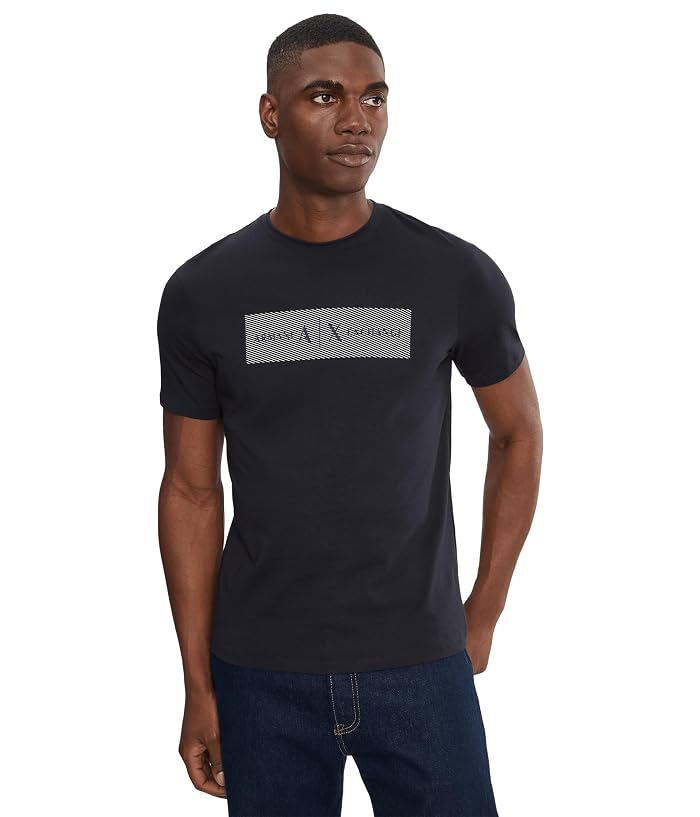 Armani Exchange White Edition Short Sleeve Box Tee Slim
