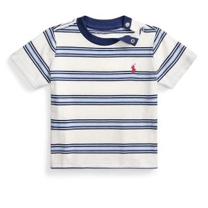 Polo Ralph Lauren Kids Striped Cotton Jersey Tee (Infant)