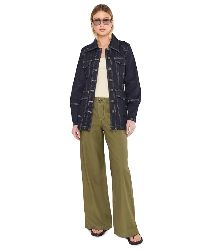 Liverpool Los Angeles Lantern Sleeve Denim Jacket - Image 2