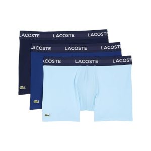 Lacoste 3-Pack Solid with Semi Fancy Belt Underwear Trunks