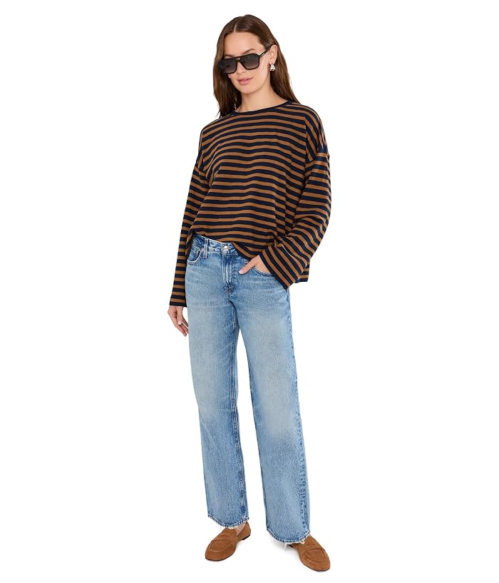 Madewell Easy Crewneck Long-Sleeve Tee in Stripe - Image 2