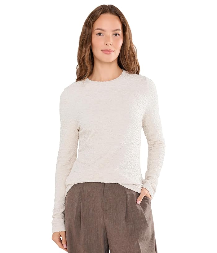 NIC+ZOE Crinkle Knit Textured Top